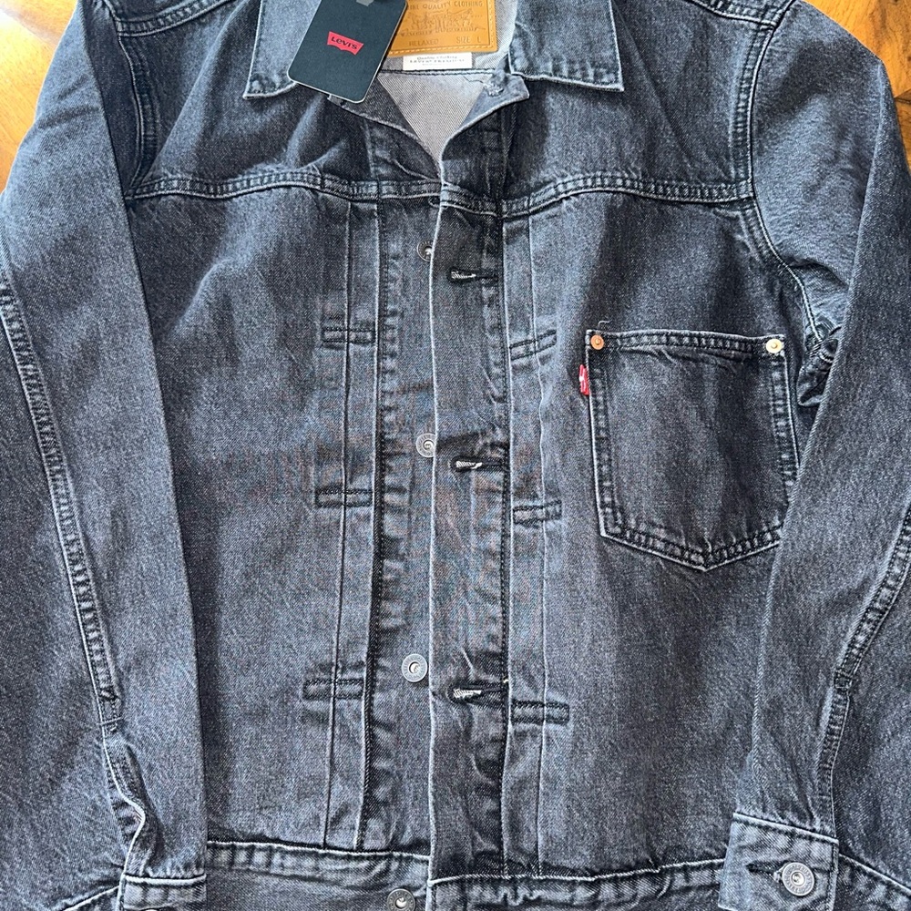 Levi's Gray Denim Shirt